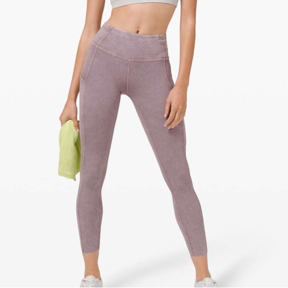 Lululemon Fast and Free Tight II 25" Ice Dye *Non-Reflective - Picture 4 of 5
